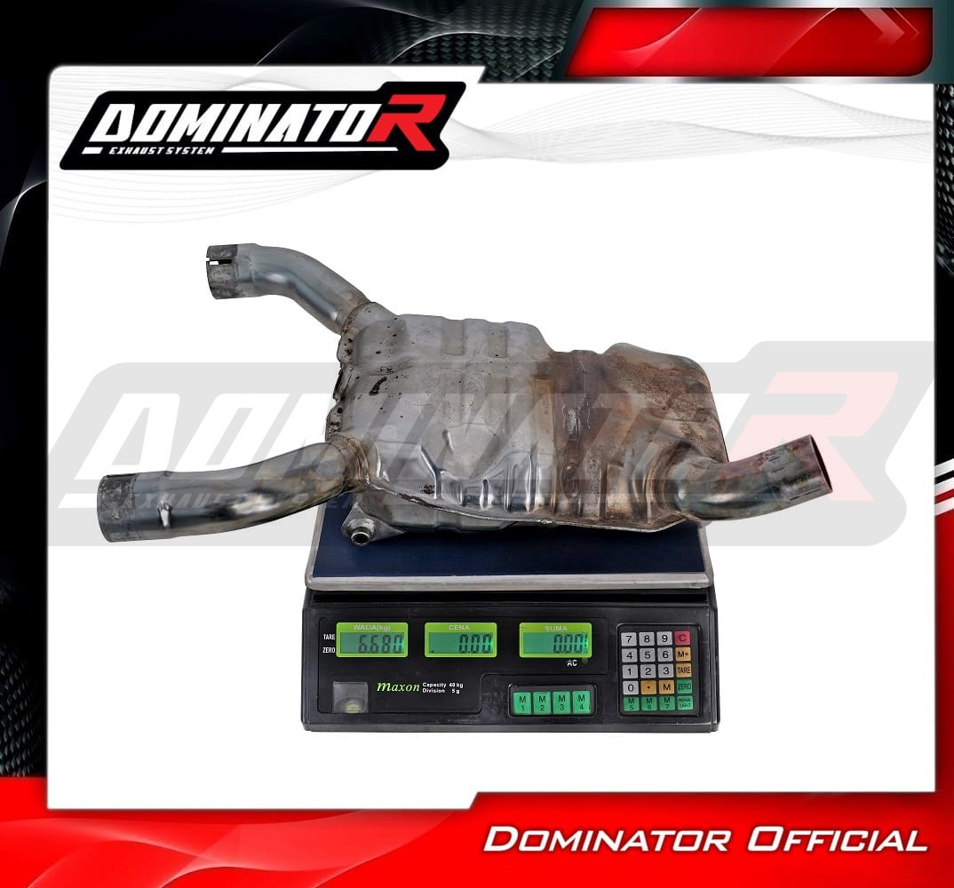 Pipe Decat Dominator Pour BMW F850GS 2018-2019 - Suppression Catalyseur Acier Inox - Usage Hors Route