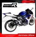 GSXR 750 K6 K7 EXHAUST Suzuki Muffler Auspuff Sportauspuff Silencer Echappement Silencieux Scarico Scarichi Escape Wydech Tłumik GP 1 2006 - 2007 DOMINATOR 2