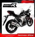 GSX-S 125 Exhaust Suzuki Muffler Auspuff Sportauspuff Silencer Echappement Silencieux Scarico Scarichi Escape Wydech Tłumik Carbon Tip HP1 2017 - 2019 Dominator 2