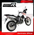 wydech tłumik DOMINATOR Okrągły pasujący do motocykla Derbi Terra Adventure 125 2008 - 2015 3