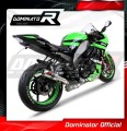 ZX10R EXHAUST Kawasaki Muffler Auspuff Sportauspuff Silencer Echappement Silencieux Scarico Scarichi Escape Wydech Tłumik GP 2008 - 2010 Dominator 2