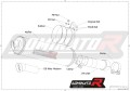 exhaust muffler DOMINATOR homologated road legal ROUND fits to R1200RS 2015  2018 5