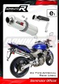 wydech tłumik DOMINATOR Homologowany ROUND pasujący do motocykla CB 600F HORNET 2003 - 2006 3