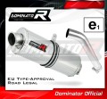 exhaust muffler DOMINATOR homologated road legal OVAL fits to F750GS 2016  2020