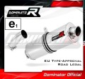 F800GT Exhaust BMW Homologated EC Type approval  Street legal Approval Certificate Muffler Auspuff Sportauspuff Silencer Echappement Silencieux Scarico Scarichi Escape Wydech Tłumik OVAL 2012 - 2019 Dominator