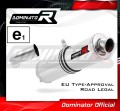 exhaust muffler DOMINATOR homologated road legal ROUND fits to F800ST 2006  2012