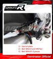 kompletny układ wydechowy z tłumikiem DOMINATOR Full System HP3 pasujący do motocykla Honda CB 125 R 2018 - 2020 5