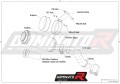 exhaust muffler DOMINATOR homologated road legal GP fits to Z 900 2017  2019 7