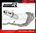 kompletny układ wydechowy z tłumikiem DOMINATOR Full System Owalny pasujący do motocykla Yamaha XJ 6N S F 2009 - 2016 2