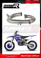 YZ 450 F YZF Exhaust Yamaha Header Head pipe Linkpipe Downpipe Kolano without PowerBomb 2018 - 2019 DOMINATOR