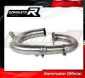 YZ 450 F YZF Exhaust Yamaha Header Head pipe Linkpipe Downpipe Kolano without PowerBomb 2018 - 2019 DOMINATOR 1