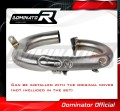 YZ 450 F YZF Exhaust Yamaha Header Head pipe Linkpipe Downpipe Kolano without PowerBomb 2018 - 2019 DOMINATOR 2