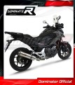 NC 700 750 X EXHAUST Honda Muffler Auspuff Sportauspuff Silencer Echappement Silencieux Scarico Scarichi Escape Wydech Tłumik ROUND 2012 - 2020 Dominator 2