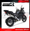 TRK 502X EXHAUST Benelli Muffler Auspuff Sportauspuff Silencer Echappement Silencieux Scarico Scarichi Escape Wydech Tłumik Carbon End Cap HP1 2018 - 2021 Dominator 2