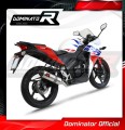 complete exhaust system with muffler DOMINATOR Full System HP3 fits to Honda CBR 150 R 2011  2016 3