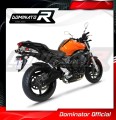 FZ6 FAZER S1 Exhaust Yamaha Muffler Auspuff Sportauspuff Silencer Echappement Silencieux Scarico Scarichi Escape Wydech Tłumik ROUND 2004 - 2006 DOMINATOR 2