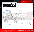 wydech tłumik DOMINATOR HP3 pasujący do motocykla Yamaha FZ6 2006 - 2010 8
