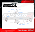 exhaust muffler DOMINATOR GP fits to Yamaha FZ1 FAZER 1000 2006  2015 5