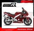 YZF 600 R THUNDERCAT EXHAUST Yamaha Muffler Auspuff Sportauspuff Silencer Echappement Silencieux Scarico Scarichi Escape Wydech Tłumik Carbon End Cap HP1 1996 - 2006 DOMINATOR 3