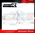exhaust muffler DOMINATOR homologated road legal ROUND fits to YZF 600R Thundercat 1996  2006 6