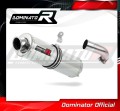 exhaust muffler DOMINATOR homologated road legal ROUND fits to Suzuki DL 1050 VStrom / XT 2020  2024 2