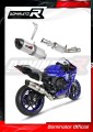 YZF R1 1000 RN65 EXHAUST DECAT EX Yamaha Muffler Auspuff Sportauspuff Silencer Echappement Silencieux Scarico Scarichi Escape DE-CAT Wydech Tłumik Carbon End Cap HP1 2020 - 2021 DOMINATOR