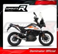 kompletny układ wydechowy z tłumikiem DOMINATOR Full System GP1 pasujący do motocykla KTM 390 Adventure 2020 - 2023