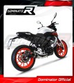 complete exhaust system with muffler DOMINATOR Full System HP3 BLACK fits to Yamaha MT 125 2020