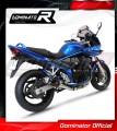 kompletny układ wydechowy z tłumikiem DOMINATOR Full System GP1 CZARNY pasujący do motocykla Suzuki GSF 650 BANDIT N / S 2005 - 2006