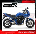 kompletny układ wydechowy z tłumikiem DOMINATOR Full System GP1 CZARNY pasujący do motocykla Suzuki GSF 650 BANDIT N / S 2005 - 2006 2