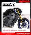 MT-09 2021 - 2022 EXHAUST Yamaha Full System Muffler Auspuff Sportauspuff Silencer Echappement Silencieux Scarico Scarichi Escape Collector Manifold Wydech Tłumik GP DOMINATOR 6