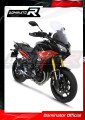 complete exhaust system with muffler DOMINATOR Full System HP5 BLACK fits to Yamaha MT 09 TRACER 900 2015  2020 3