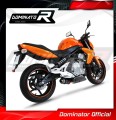 exhaust muffler DOMINATOR GP1 BLACK fits to Kawasaki ER  6 N / F 650 2006  2008