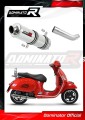 exhaust muffler DOMINATOR ROUND fits to Piaggio Vespa GTS 125 2007  2012