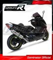 kompletny układ wydechowy z tłumikiem DOMINATOR Full System Okrągły pasujący do motocykla Yamaha T-MAX 500 2008 - 2011 3