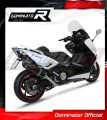 kompletny układ wydechowy z tłumikiem DOMINATOR Full System HP1 CZARNY pasujący do motocykla Yamaha XP 530 T-MAX 2012 - 2016