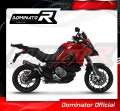 exhaust muffler DOMINATOR HP3 BLACK fits to Ducati Multistrada 950 / 950 S 2017  2020 2