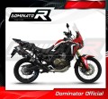 wydech tłumik DOMINATOR P7 CZARNY pasujący do motocykla Honda CRF 1000L Africa Twin 2016 - 2019 2