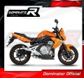 wydech tłumik DOMINATOR GP1 pasujący do motocykla Kawasaki ER - 6 N / F 650 2006 - 2008 2