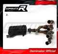 Suzuki GSXR 600 K8 K9 L0 2008 -2010  motorcycle Exhaust Muffler Auspuff Sportauspuff Silencer Echappement Silencieux Scarico Scarichi Escape Wydech Tłumik HP3 BLACK  LOW LEVEL  Dominator 7