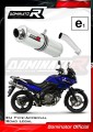 DL 650 V-STROM Exhaust SUZUKI Homologated EC Type approval  Street legal Approval Certificate Muffler Auspuff Sportauspuff Silencer Echappement Silencieux Scarico Scarichi Escape Wydech Tłumik ROUND 2004 - 2006 Dominator