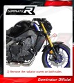 Yamaha MT 09 2021 - 2022 Full  Exhaust System Muffler Auspuff Sportauspuff Silencer Echappement Silencieux Scarico Scarichi Escape Collector Manifold Wydech Tłumik  HP3 BLACK Low Level  DOMINATOR EXHAUST SYSTEM 6