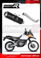 Suzuki DR 650SE 1997 - 2009 EXHAUST Muffler Auspuff Sportauspuff Silencer Echappement Silencieux Scarico Scarichi Escape Wydech Tłumik MX BLACK DOMINATOR EXHAUST SYSTEM