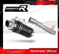 wydech tłumik DOMINATOR Slip-on GP1 CZARNY pasujący do motocykla Suzuki GSXR 1000 K1 - K4 2001 - 2004 2