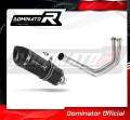 complete exhaust system with muffler DOMINATOR Full System HP1 BLACK fits to Kawasaki VERSYS 650 2015  2020 2