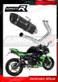 complete exhaust system with muffler DOMINATOR Full System HP1 BLACK fits to Kawasaki NINJA 650 2017  2022