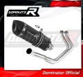 kompletny układ wydechowy z tłumikiem DOMINATOR Full System HP1 CZARNY pasujący do motocykla Kawasaki NINJA 650 2017 - 2022 2