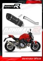exhaust muffler DOMINATOR HP1 BLACK fits to Ducati MONSTER 821 2018  2021