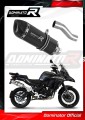 Benelli TRK 502 X 2018 - 2021 EXHAUST Muffler Auspuff Sportauspuff Silencer Echappement Silencieux Scarico Scarichi Escape Wydech Tłumik HP1 BLACK Dominator Exhaust System