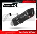 exhaust muffler DOMINATOR HP1 BLACK fits to Aprilia RS 125 1999  2005